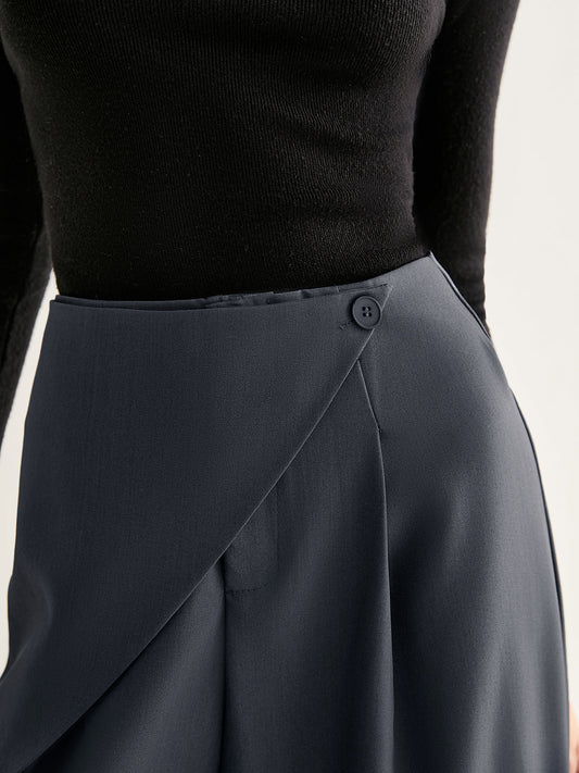 Asimetrik Geniş Paça Pantolonlar