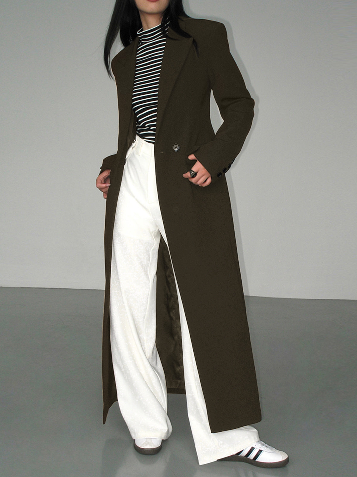 Yaka Cepli Blazer Palto