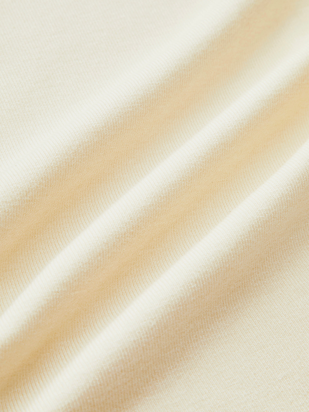 Mock Neck Wave-Piping Jersey Üstü