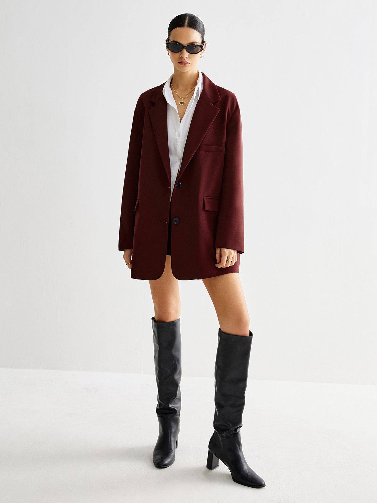 Bağlamalı Kısa Blazer