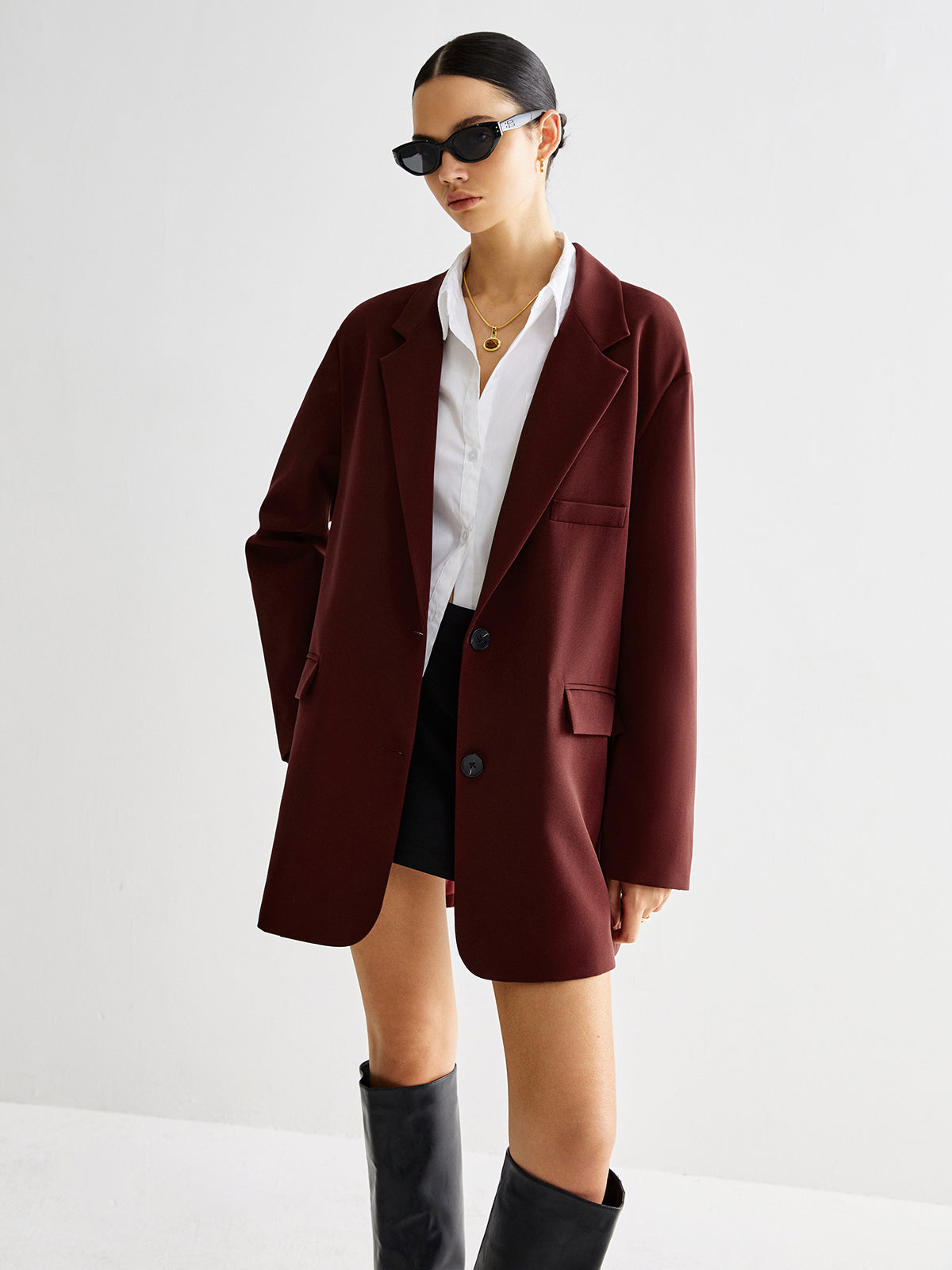 Bağlamalı Kısa Blazer