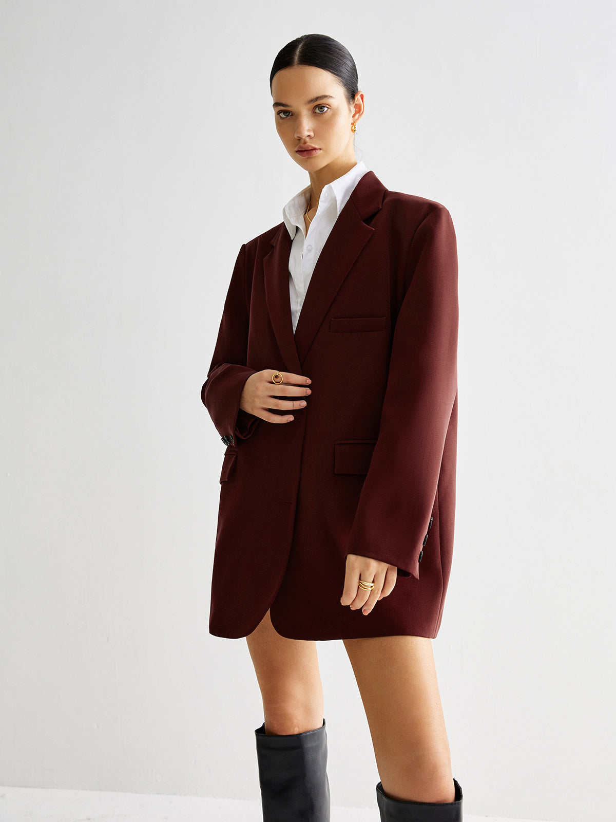 Bağlamalı Kısa Blazer