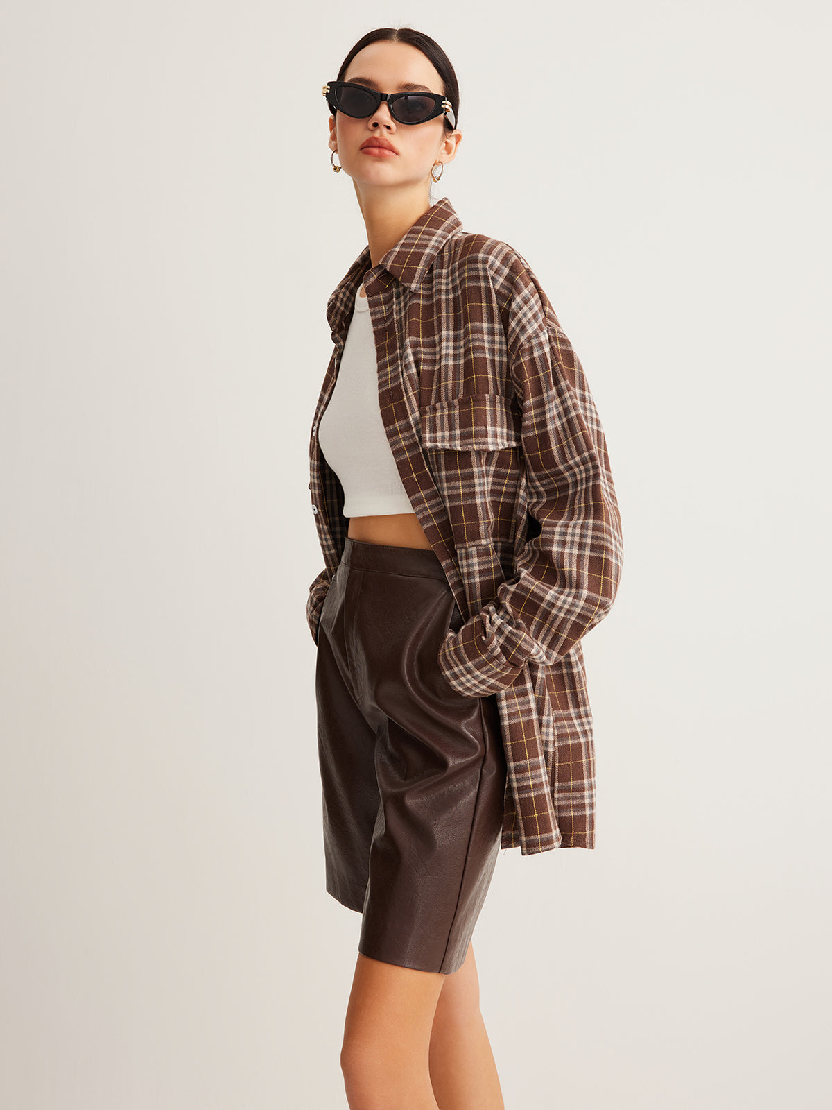 Çok Yönlü Kareli Polo Yaka Tişört