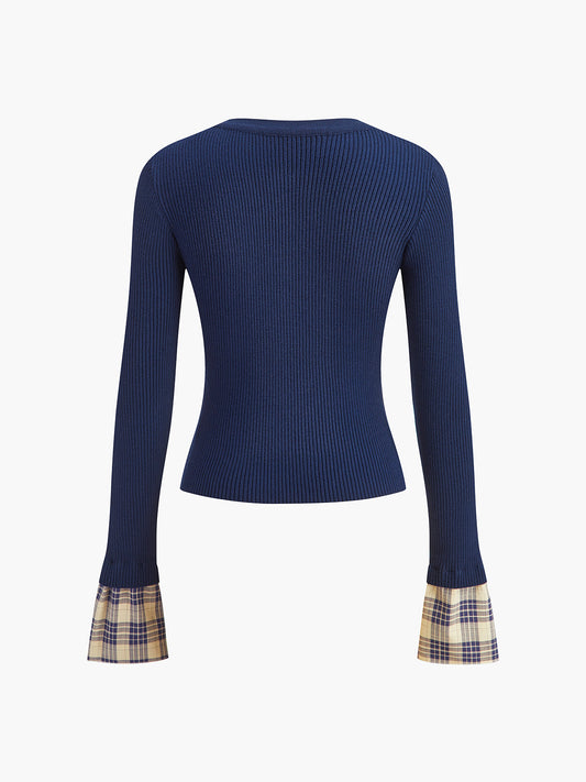 Renk Bloğu Buton Panelli Dış Giyim