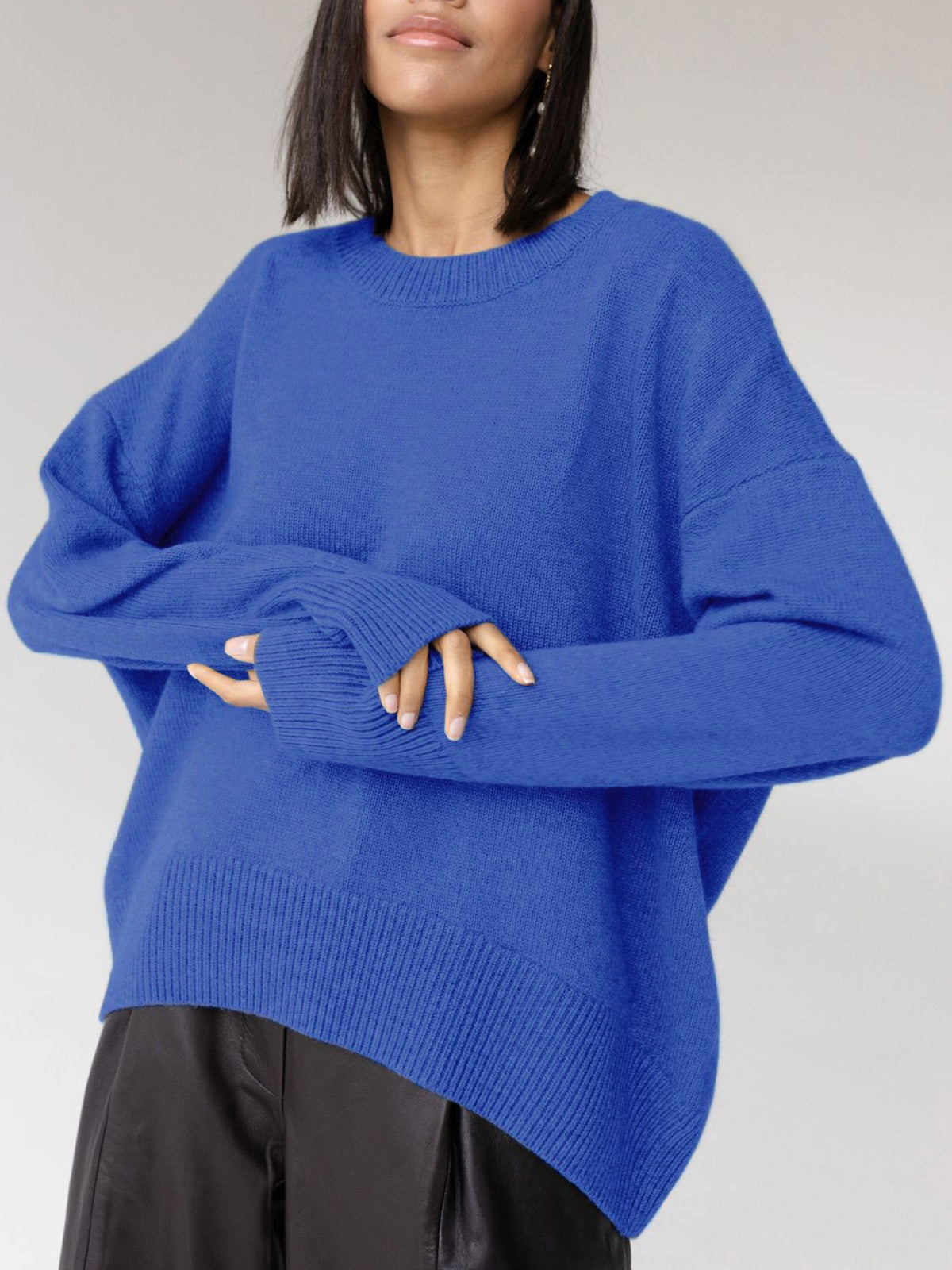 Pamuk Şeker Oversized Kazak