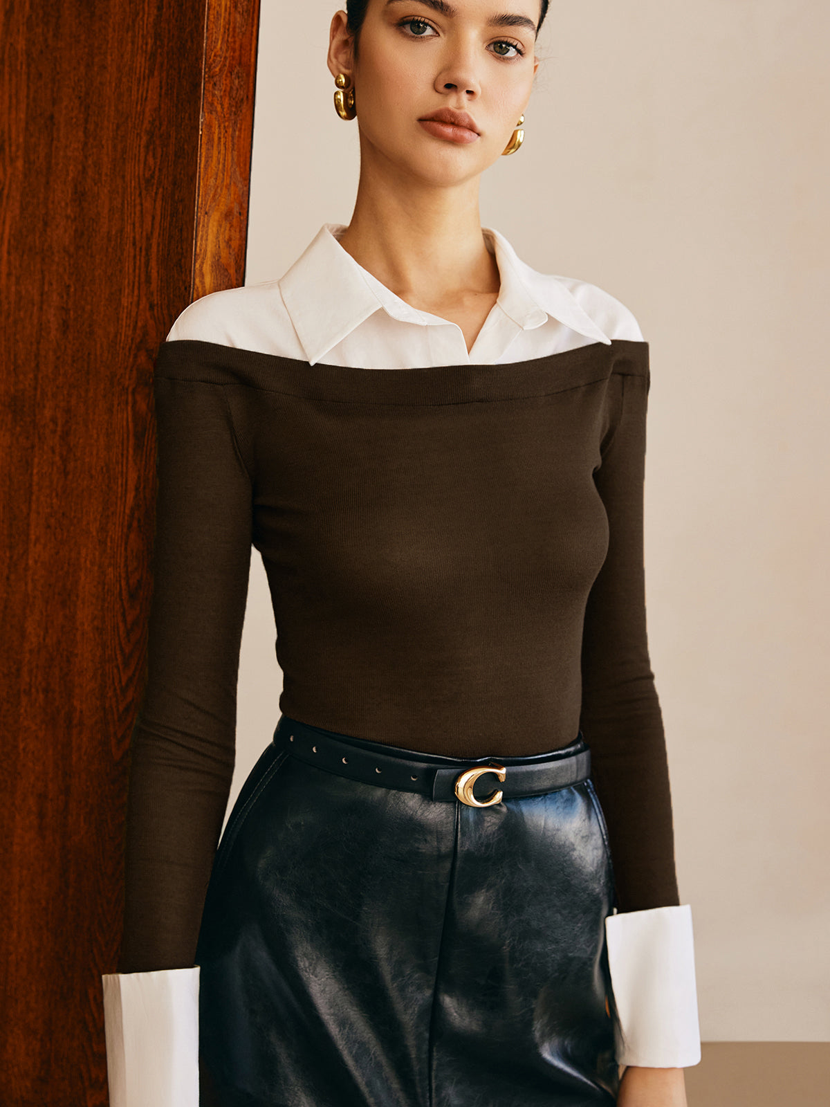 Yarı Saydam Panel Jersey Slim Üst