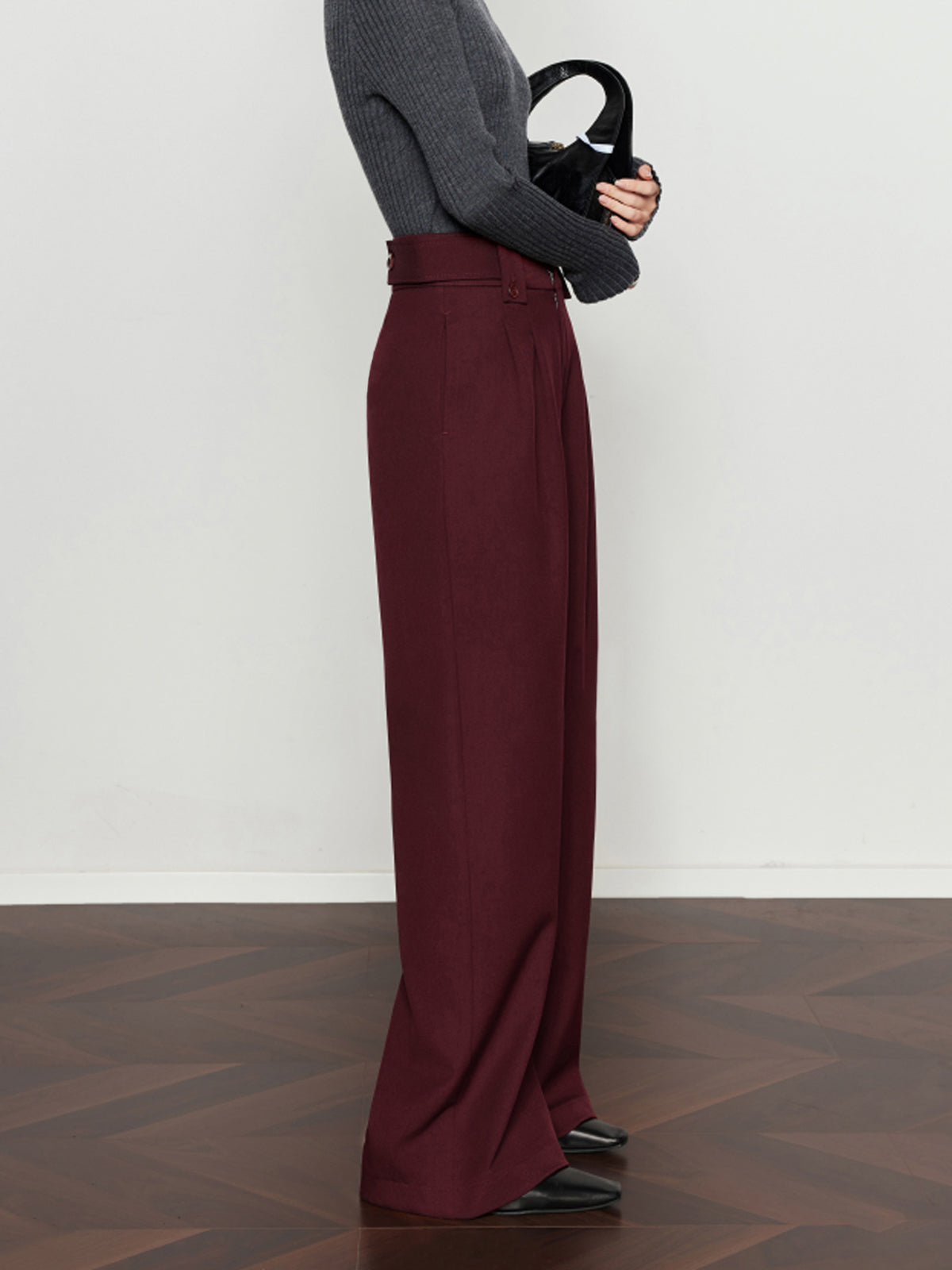 Vintage Plise Geniş Paça Pantolonlar