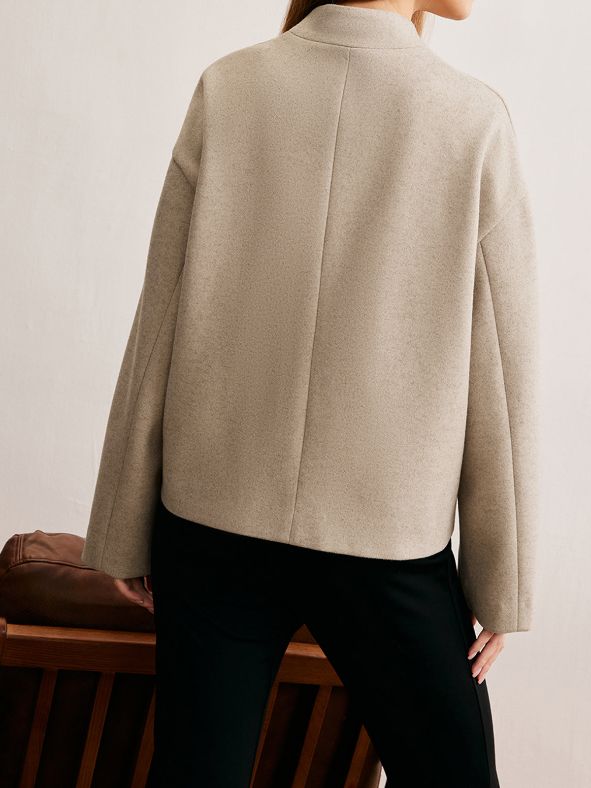 Minimalist Düzenli Fit Düğmeli Hırka