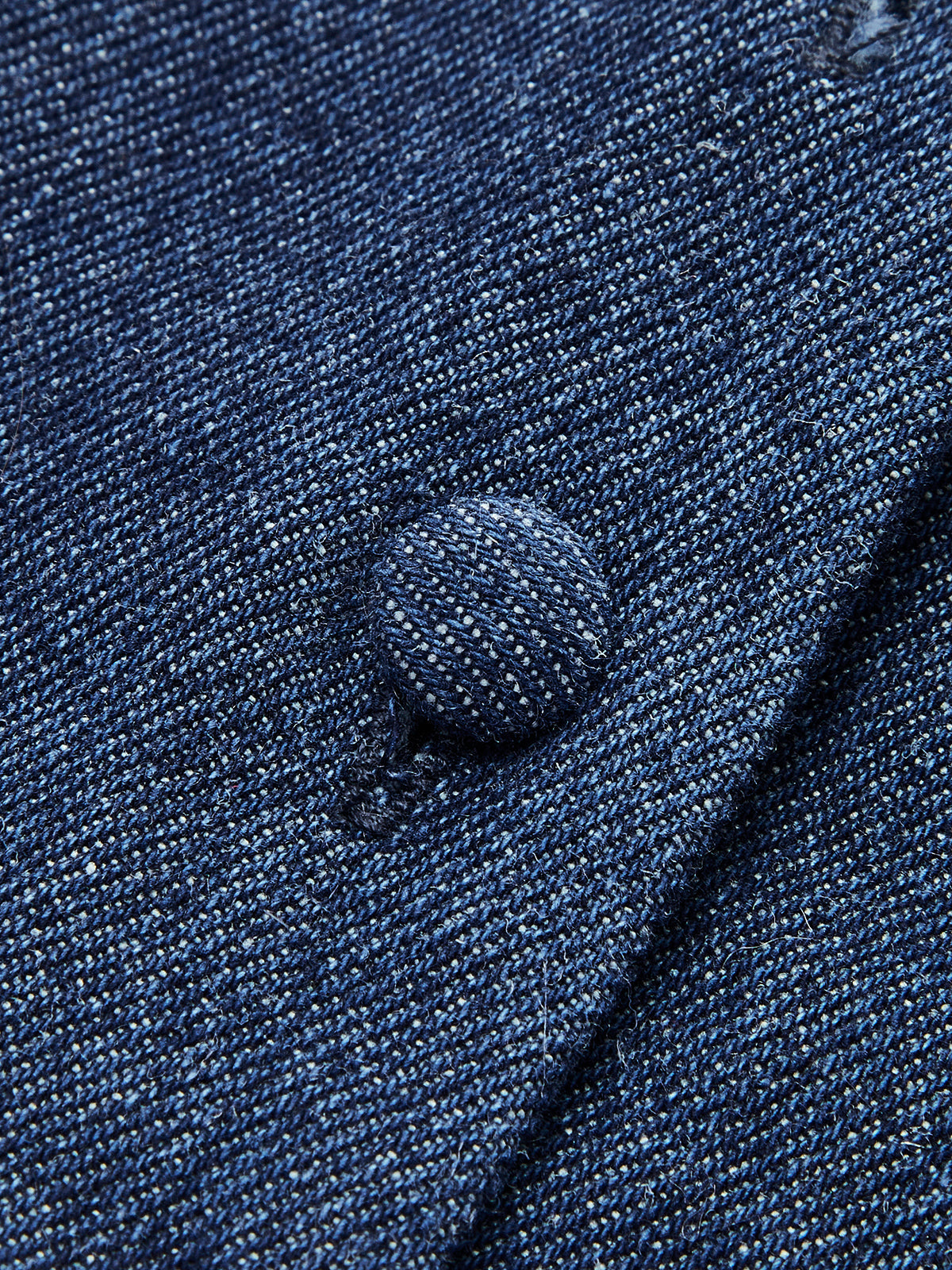 Düğme Kapalı Denim Yelek