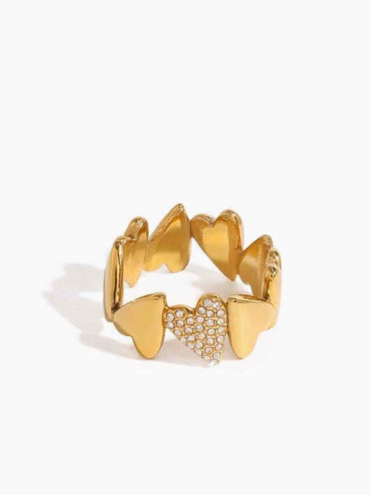 Romantik Kalp Yüzüğü