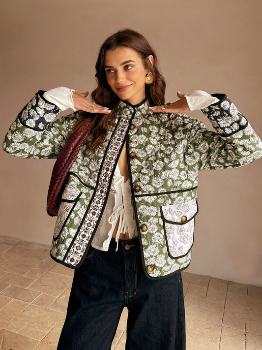 Boheme Cebire Pocketlı Kış Mantosu