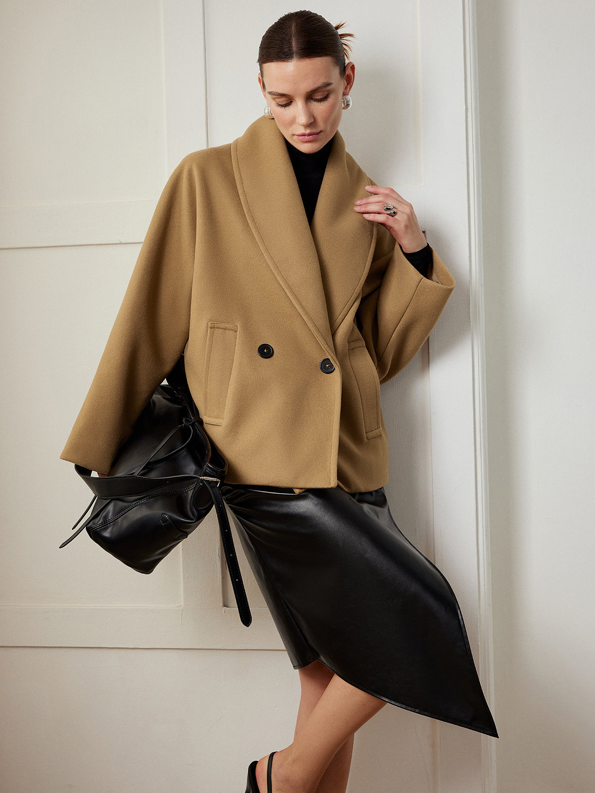 Tweed Cepli Bol Ceket