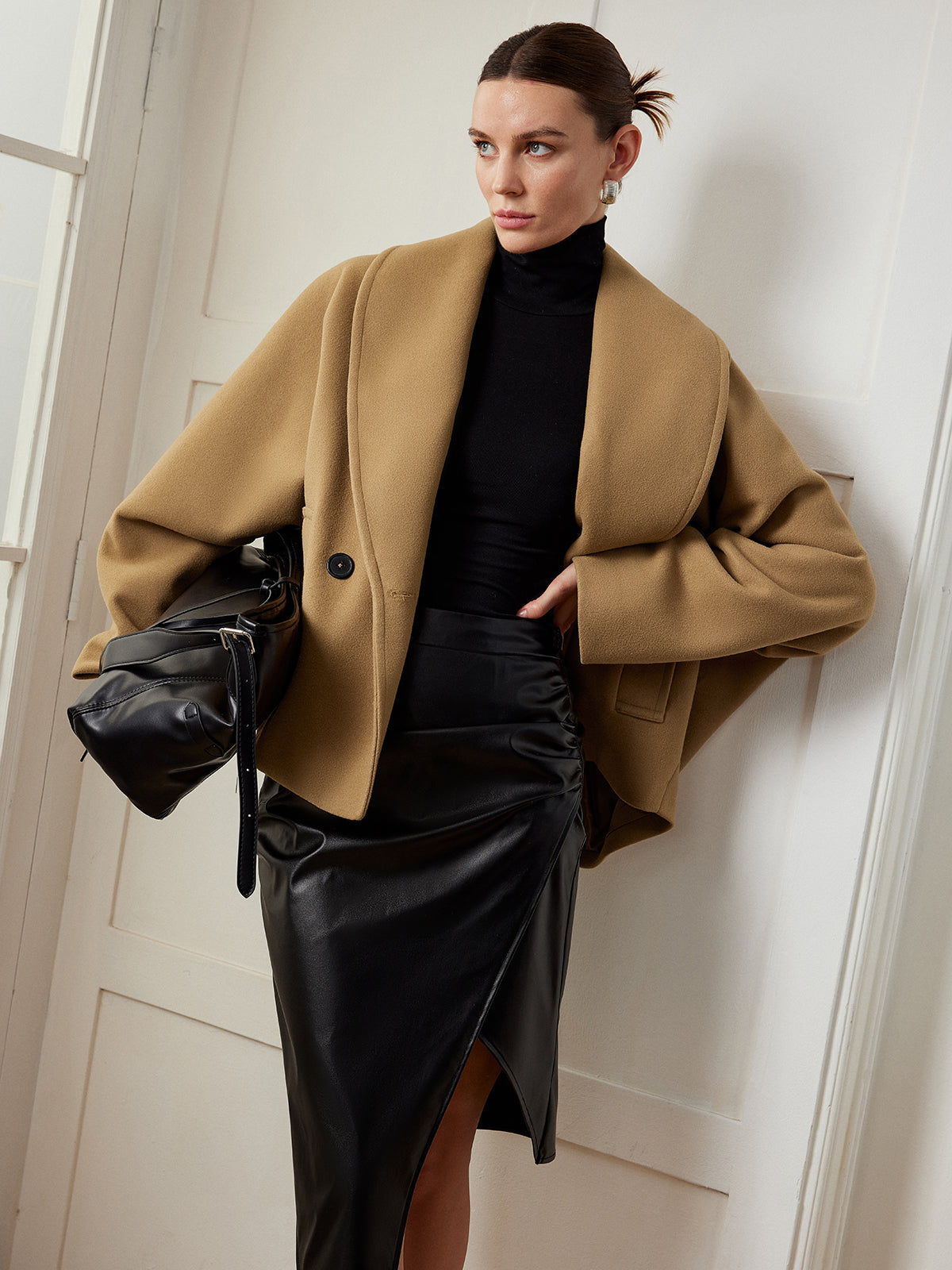 Tweed Cepli Bol Ceket