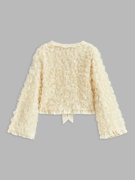 Romantik Bağlama Önü Şardonlu Ceket