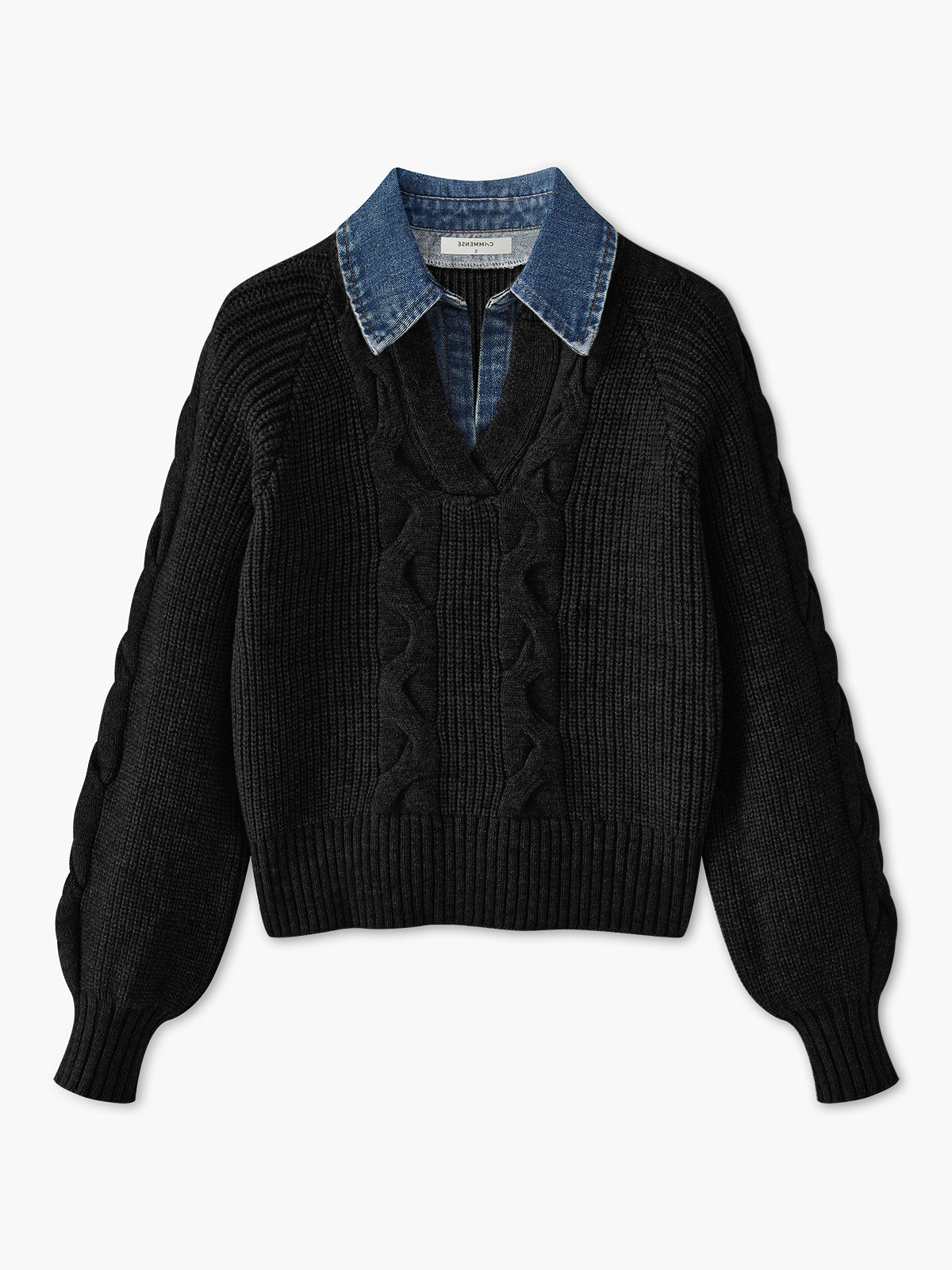 Denim Pano Ribana Yaka Kazak