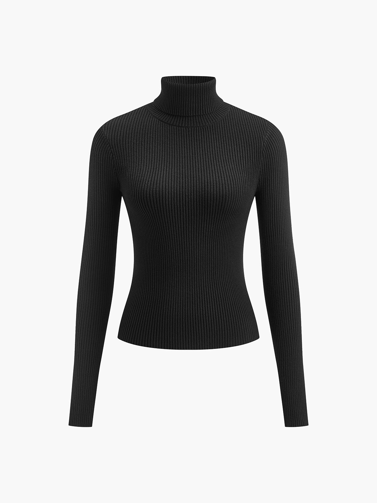 Minimalist Yuvarlak Yaka İnce Triko Üst