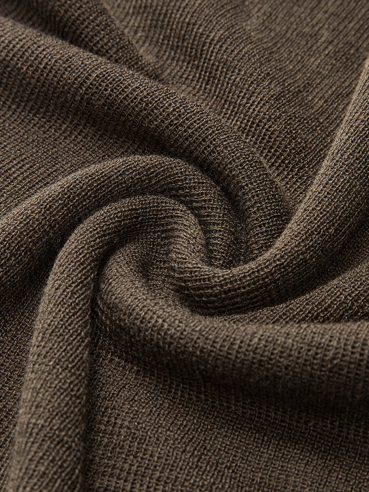 Wool Blend High Neck Transparent Sweater