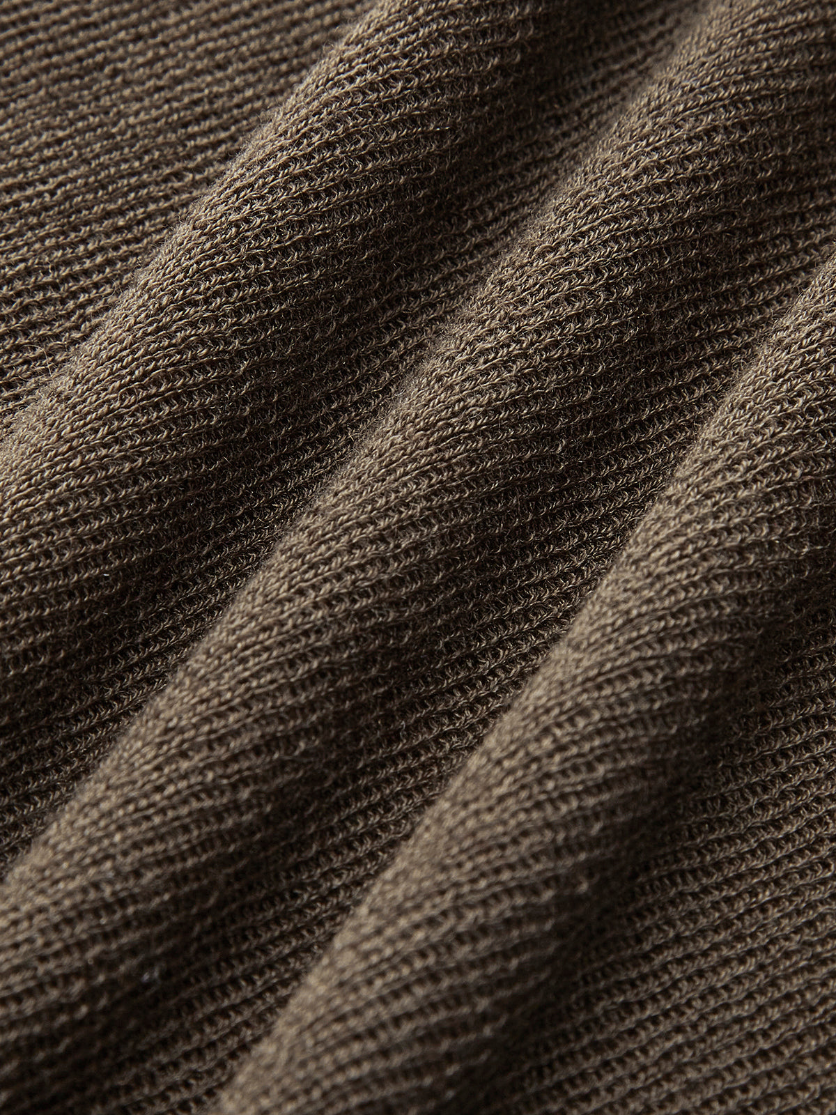 Wool Blend High Neck Transparent Sweater