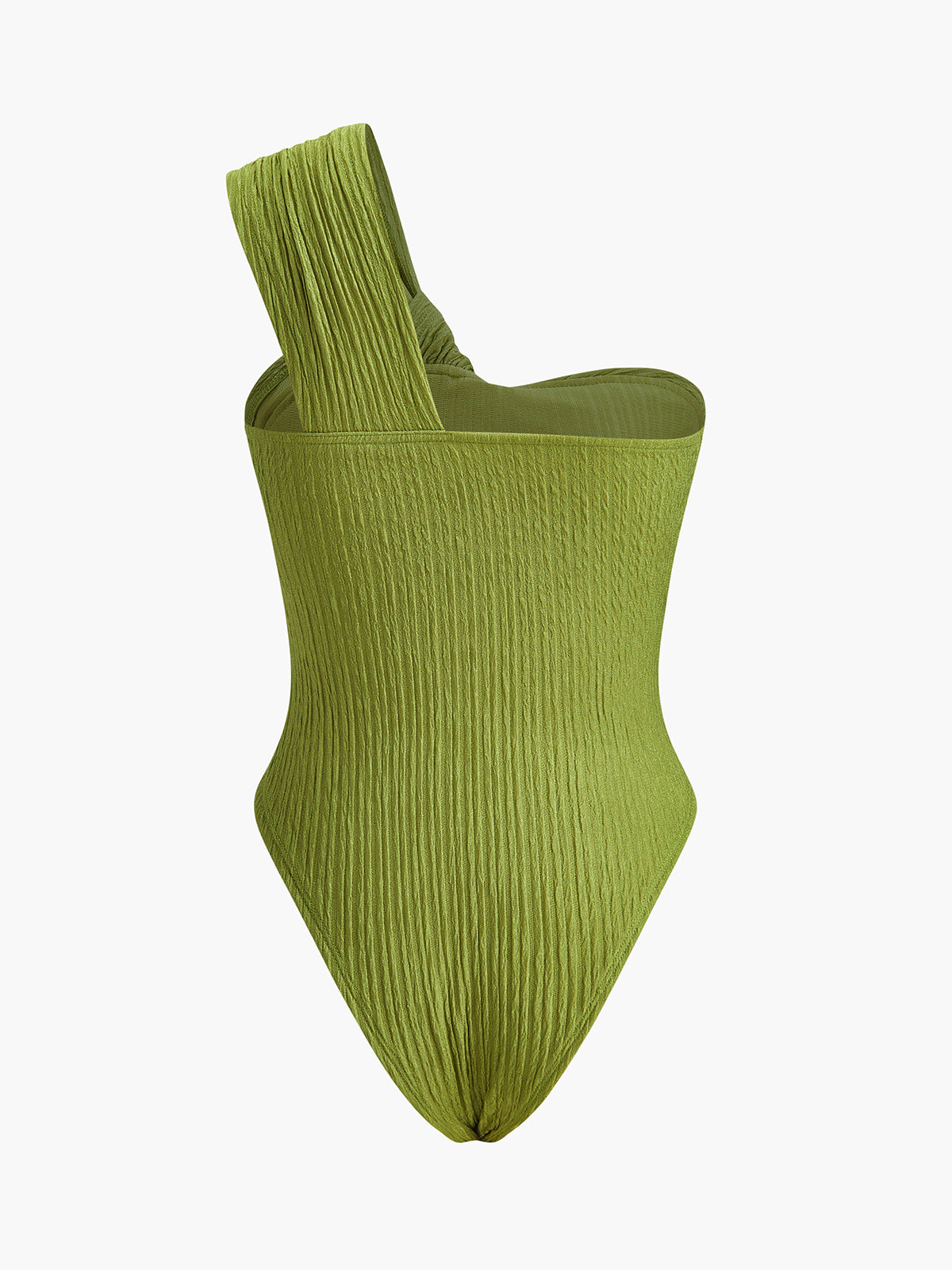 Dönme Ön Tek Omuzlu Bodysuit