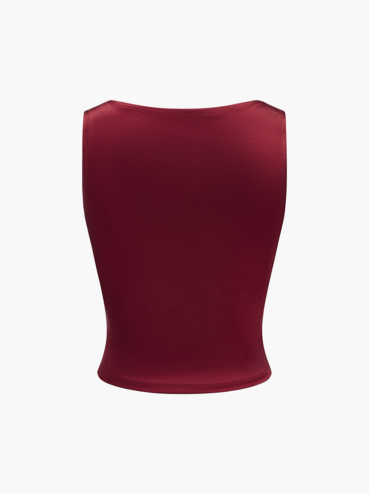 Plise Sleevess Vintage Askılı Üst