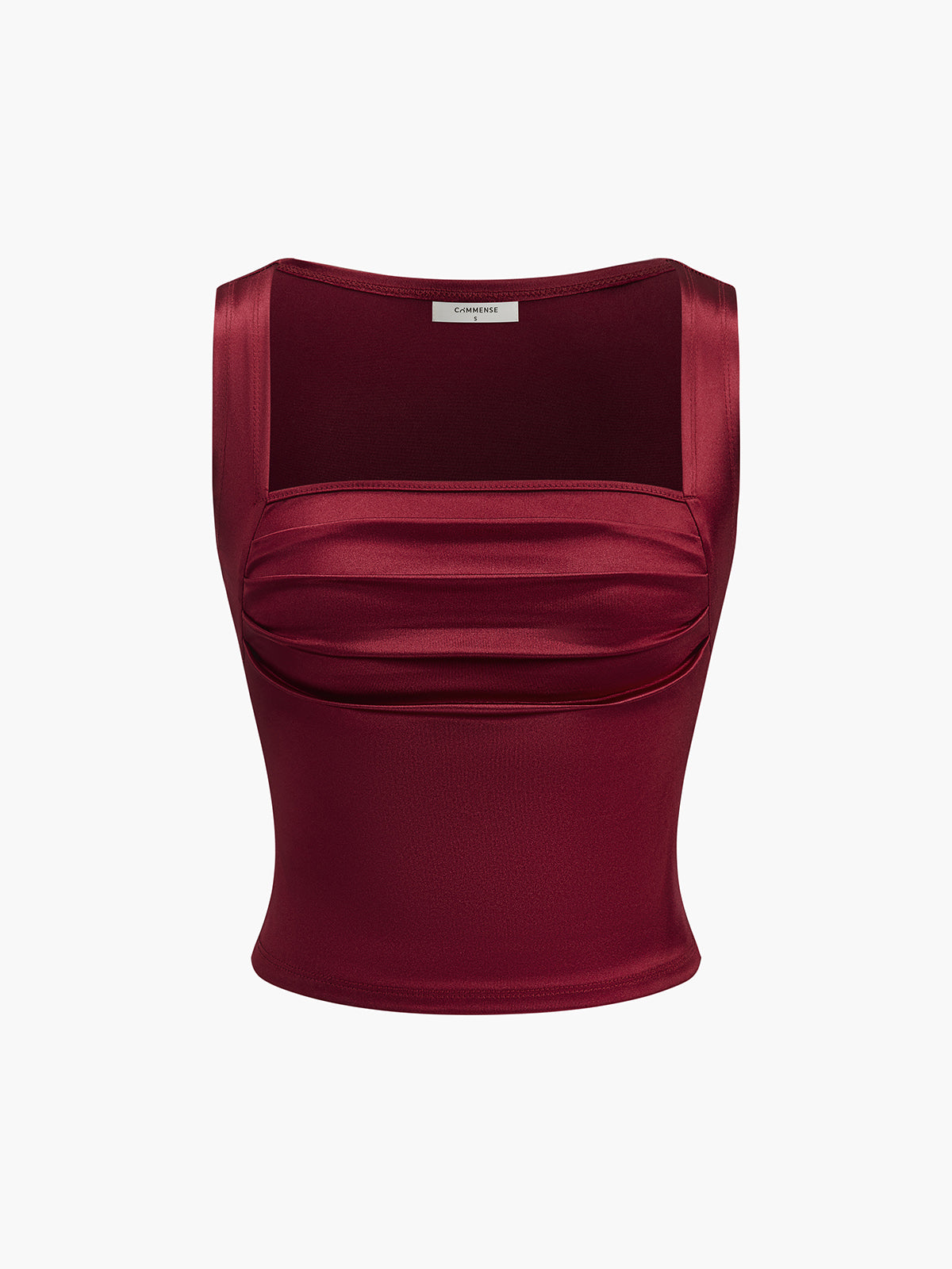 Plise Sleevess Vintage Askılı Üst