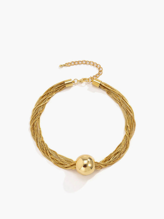 Çok Zincirli Parlak Top Boneklik