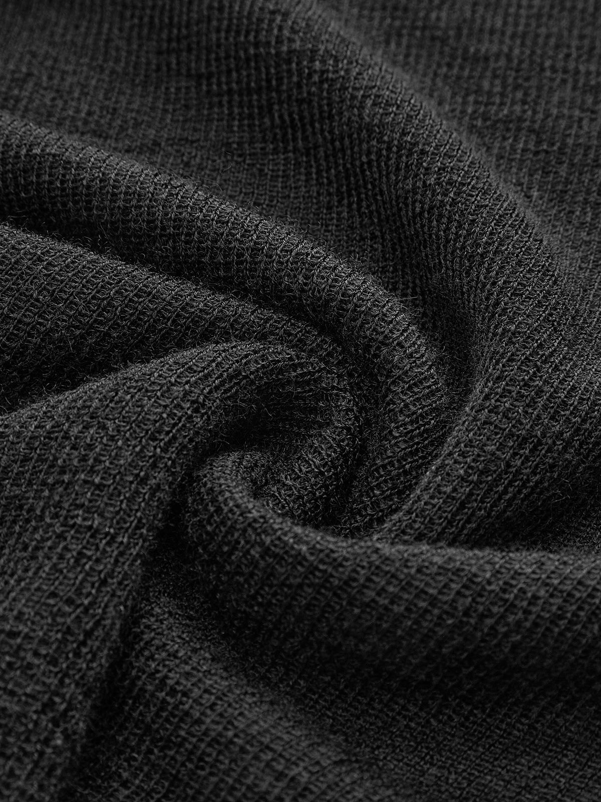 Wool Blend High Neck Transparent Sweater