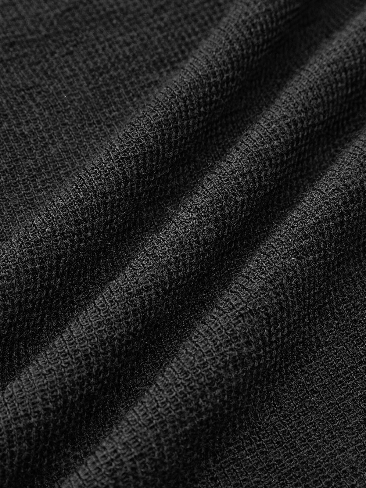 Wool Blend High Neck Transparent Sweater