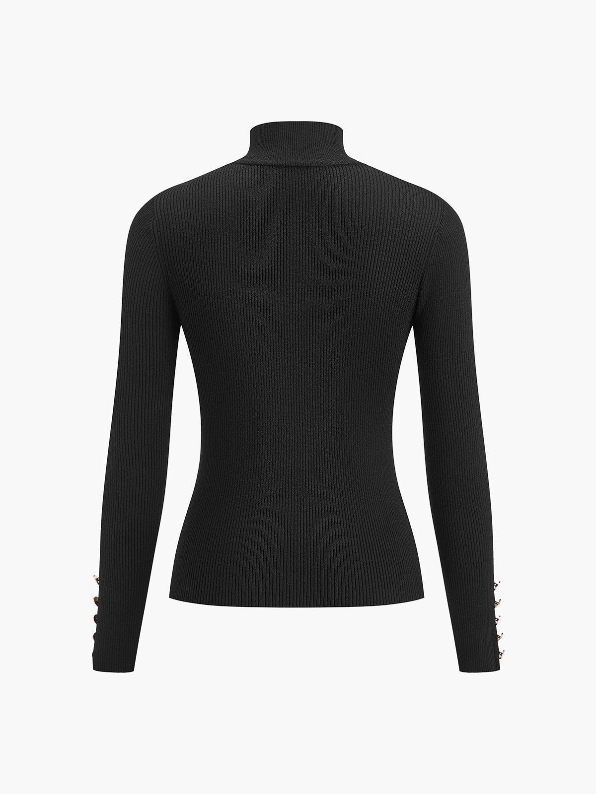 Çok Yönlü Mock Neck Skinny Kazak
