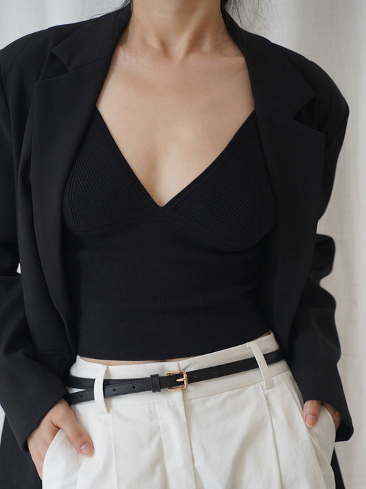 Aşırı Boyutlu İki Yönlü Dana Derisi Kemer