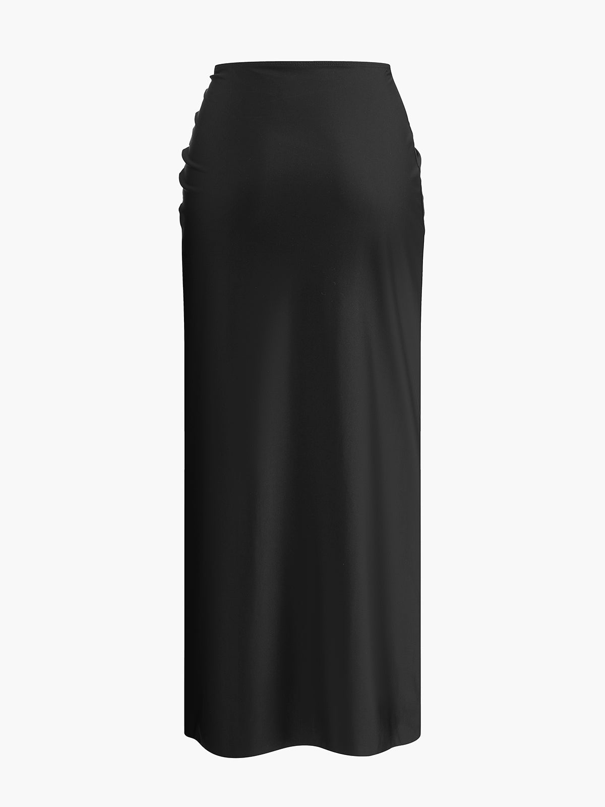 Metal Detaylı Bükümlü Sarong Etek