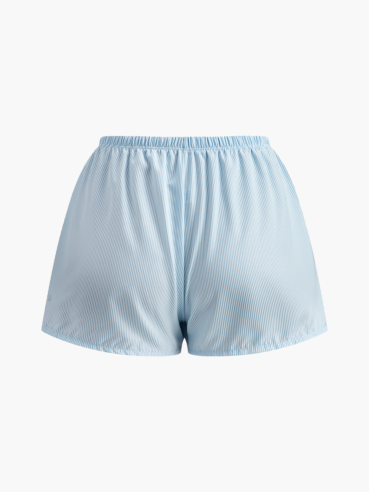 Eşleşen Şortlu Çizgili Bikini
