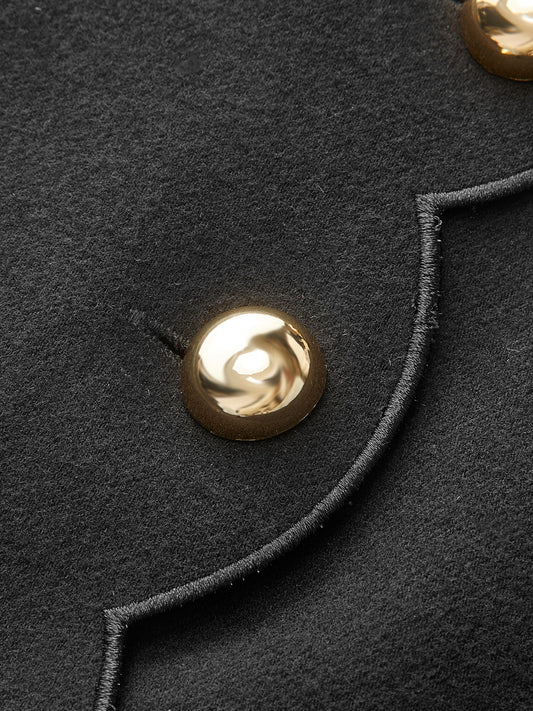 Dalia Kenar Yan Düğmeli Şort