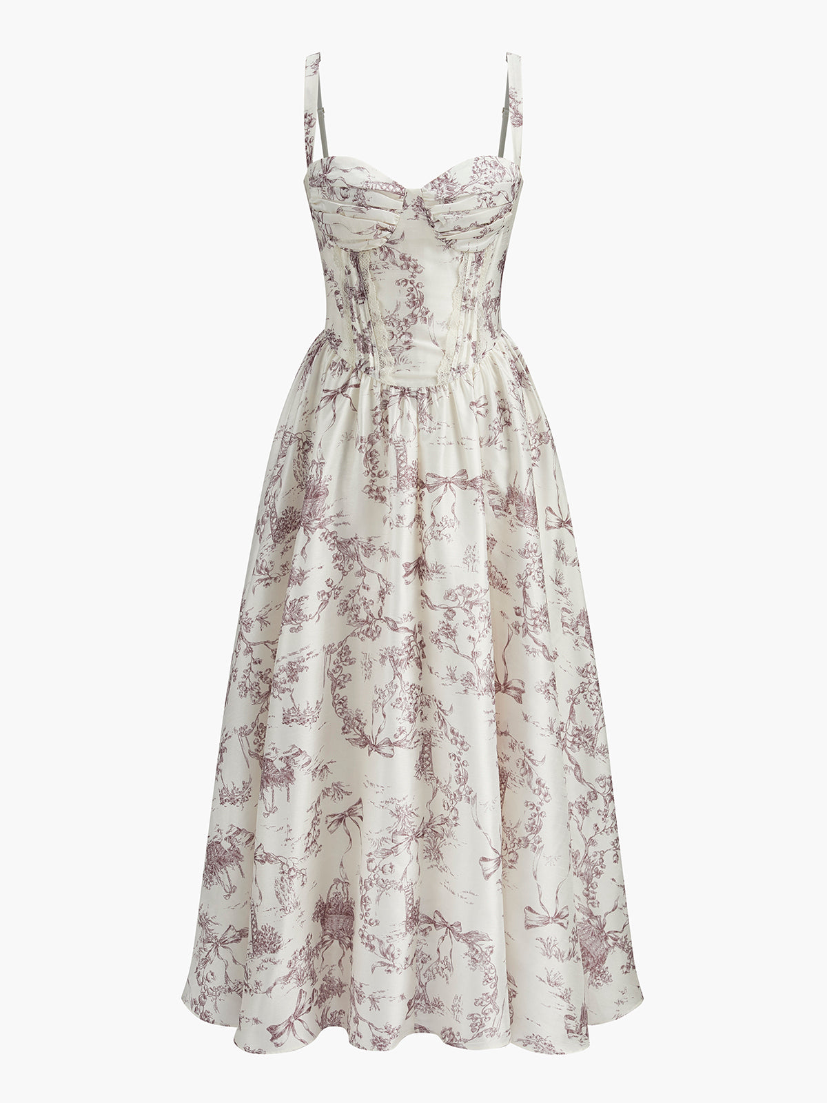 Canvas Printed Corset Dress