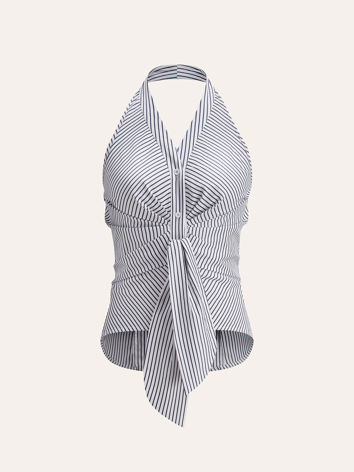 Strappy Top with Striped Design