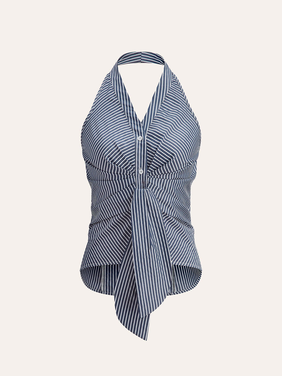 Strappy Top with Striped Design