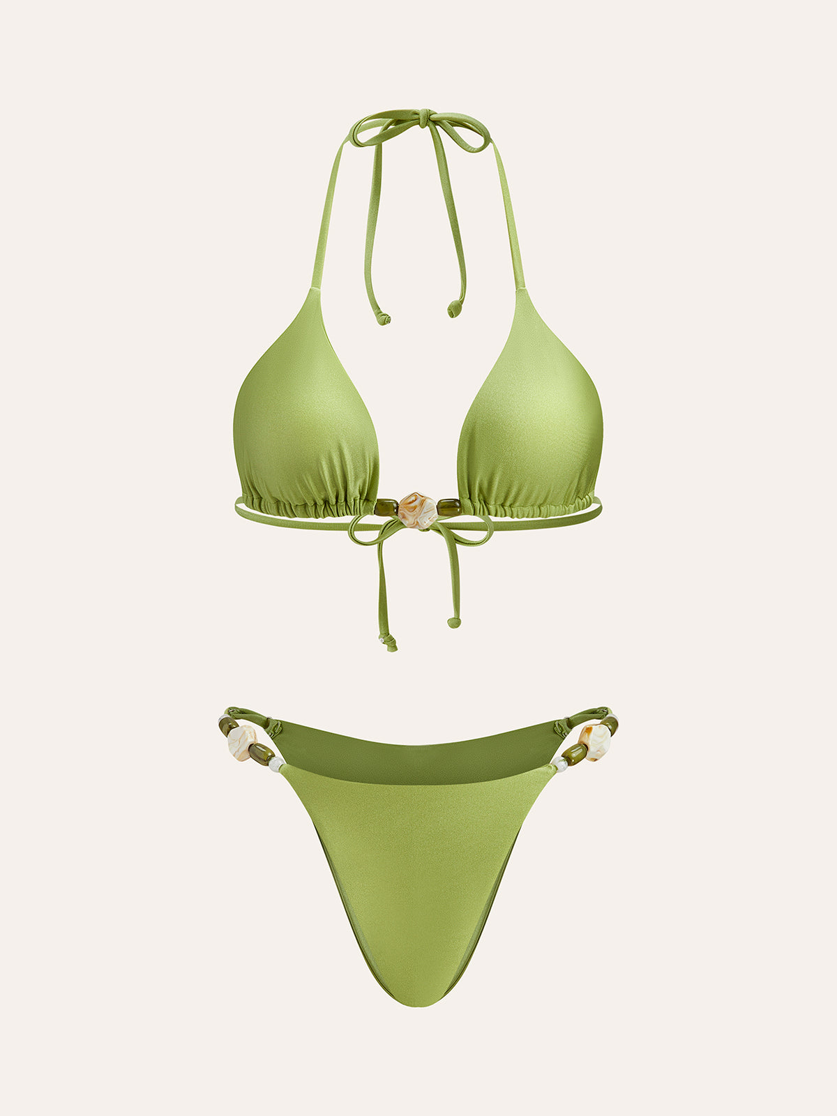 Askılı Volan Detaylı Bikini Seti