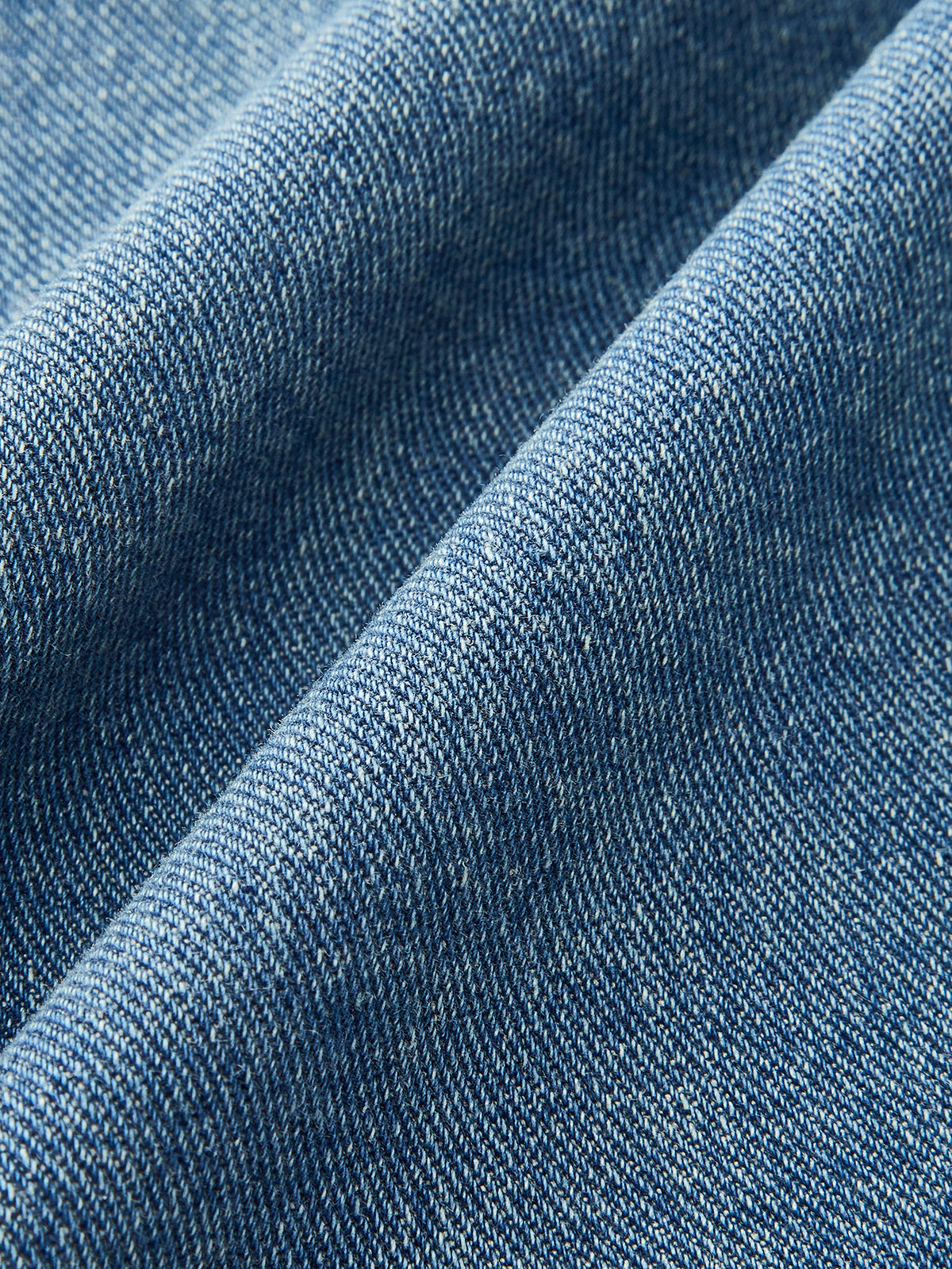 Orta Bel Dekor Düğmeli Fermuarlı Sarkan Denim Kot Pantolon