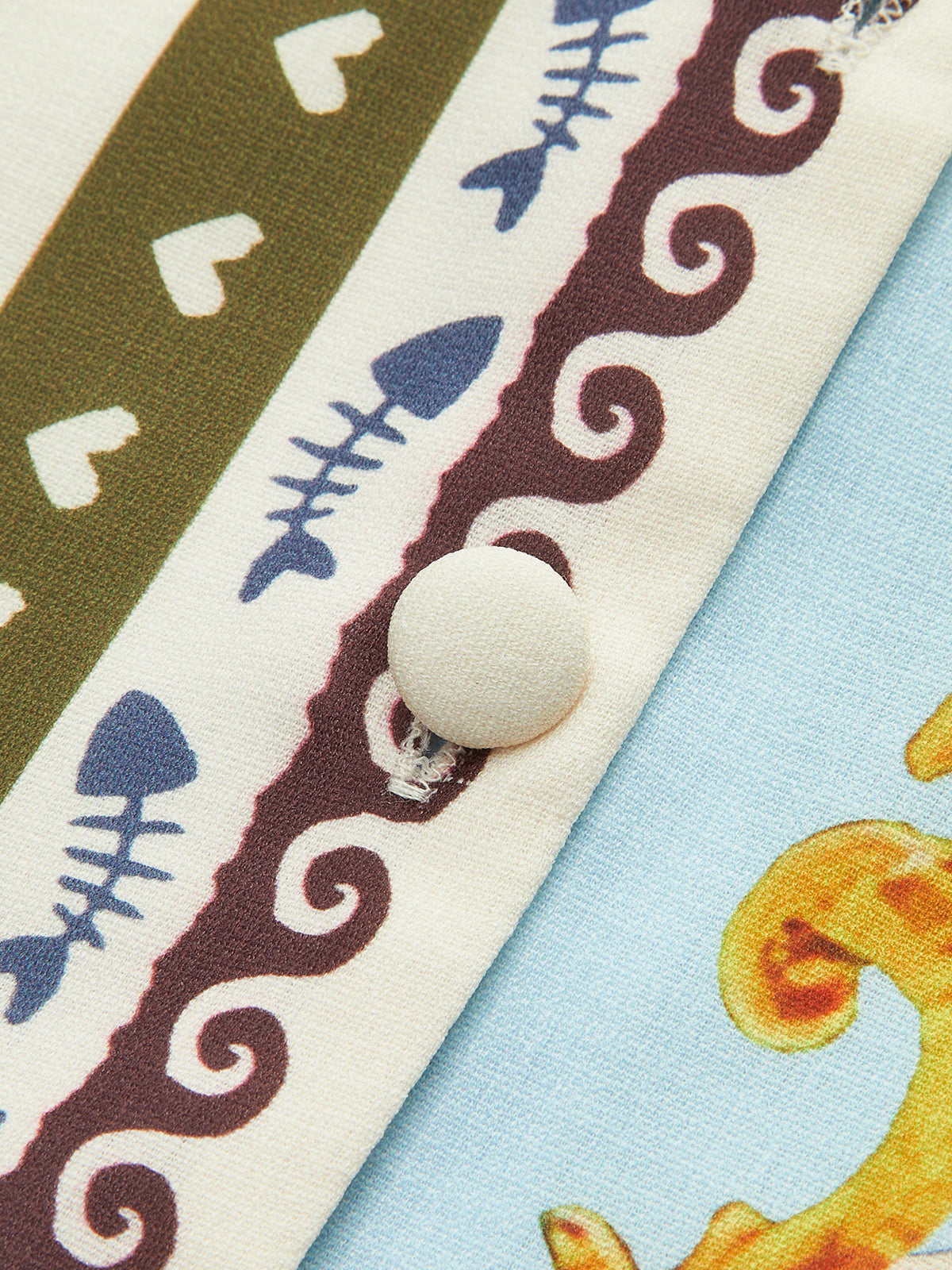 Baskılı Gömlek ve İpli Pantolon Takımı