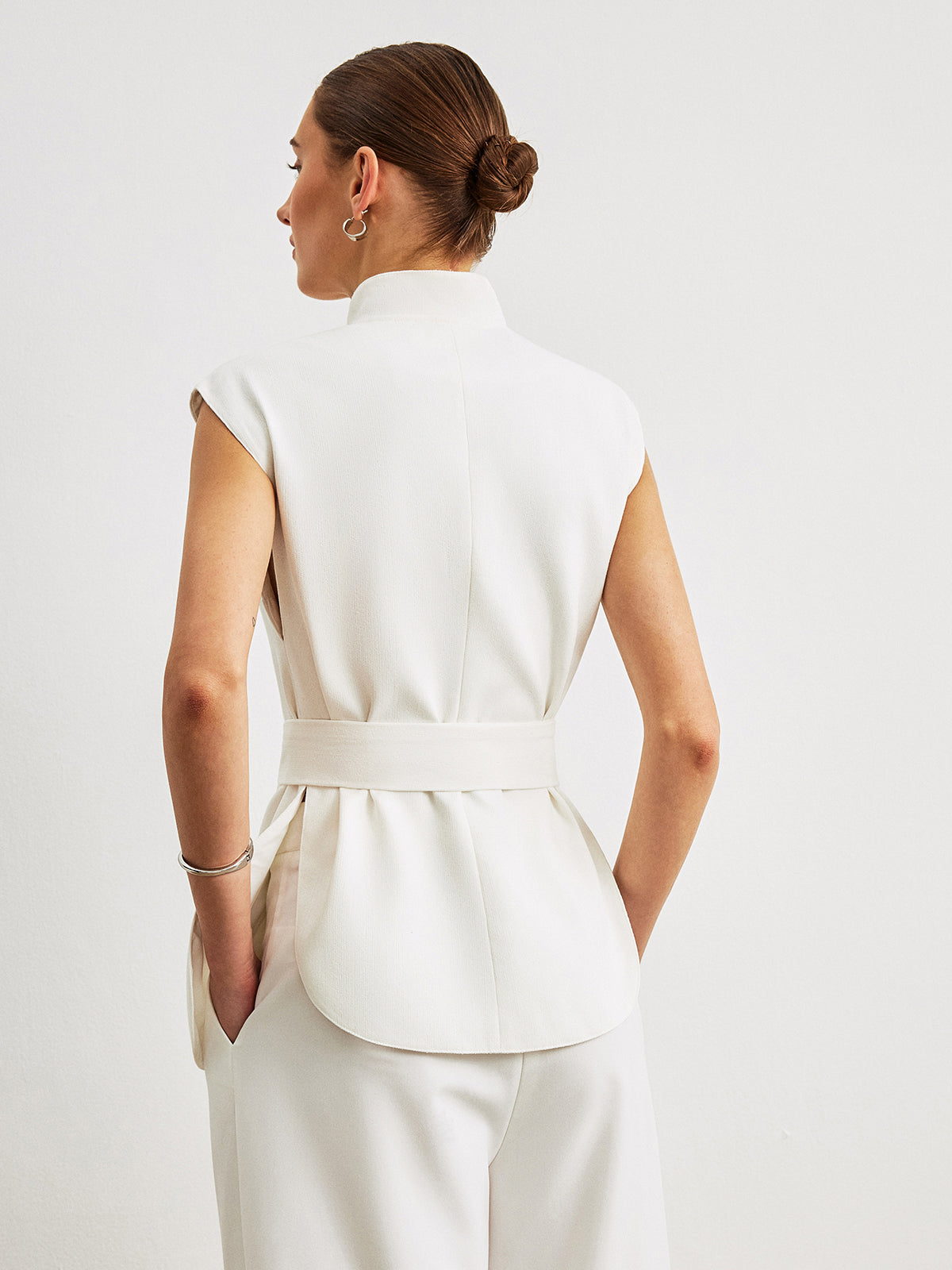 Kemerli Peplum Bluz