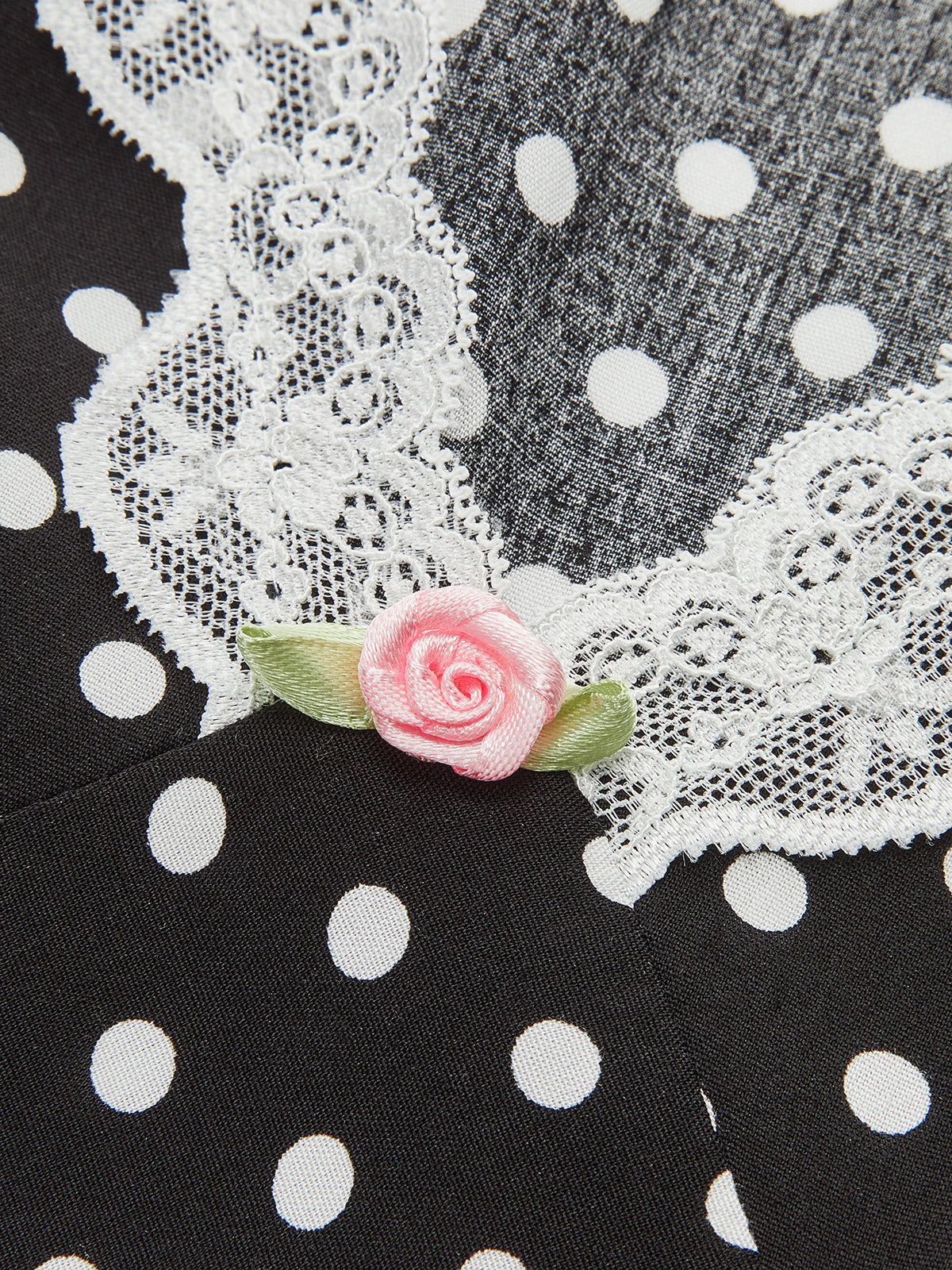 Bag Lace Edge Detailed Dress