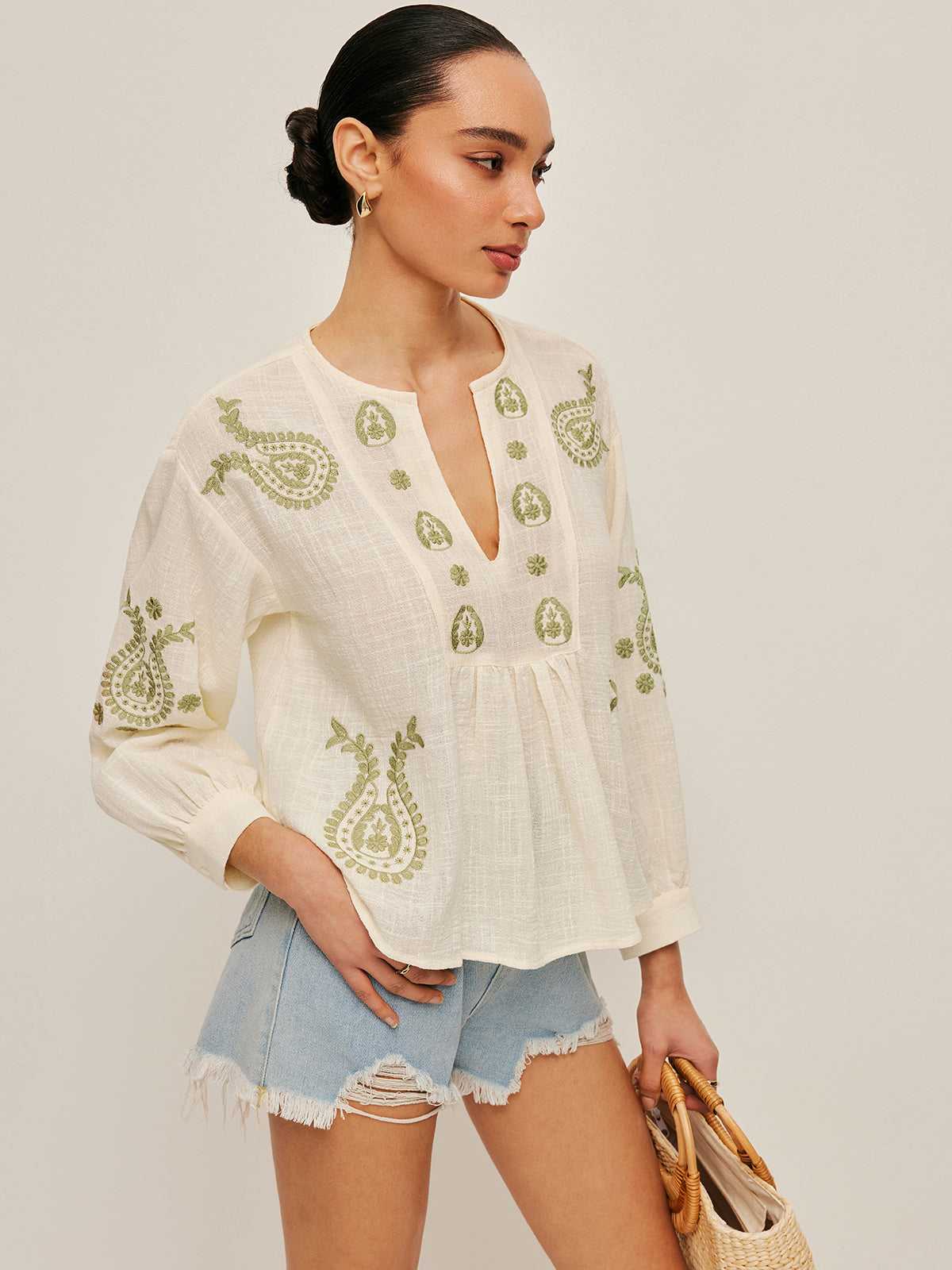 Boho İğne Oyası Bluz