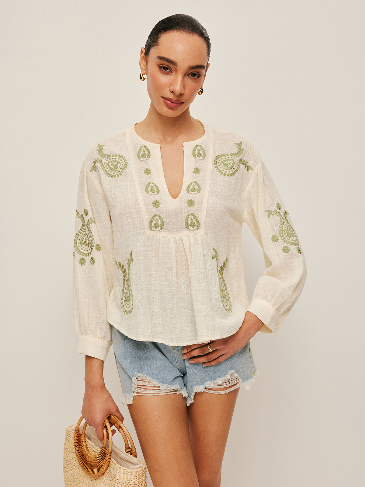 Boho İğne Oyası Bluz