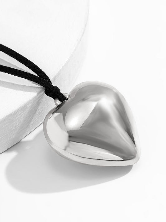 Kalp Kolye Ucu Kolyesi