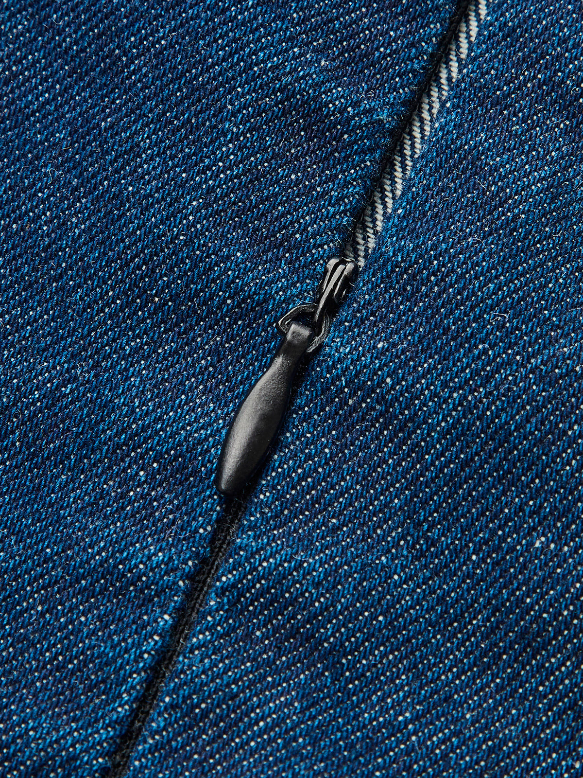 Çapraz Sırt Denim Ballettan Elbise