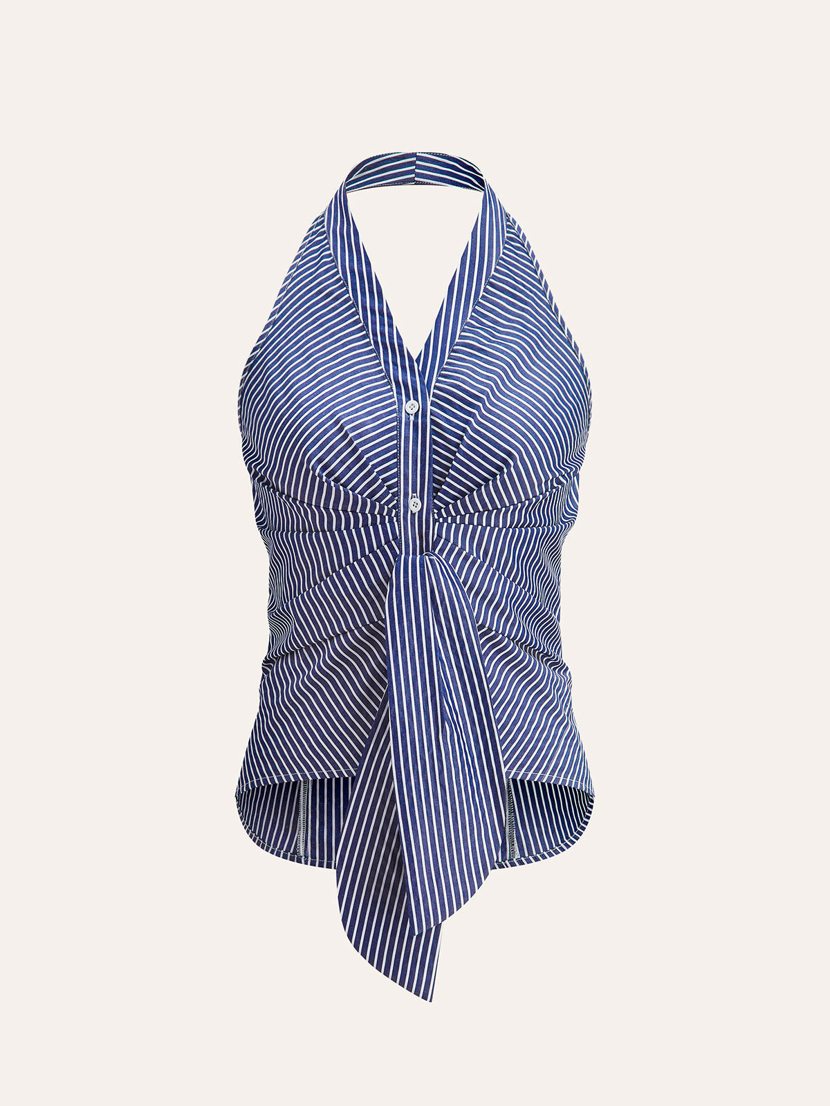 Strappy Top with Striped Design