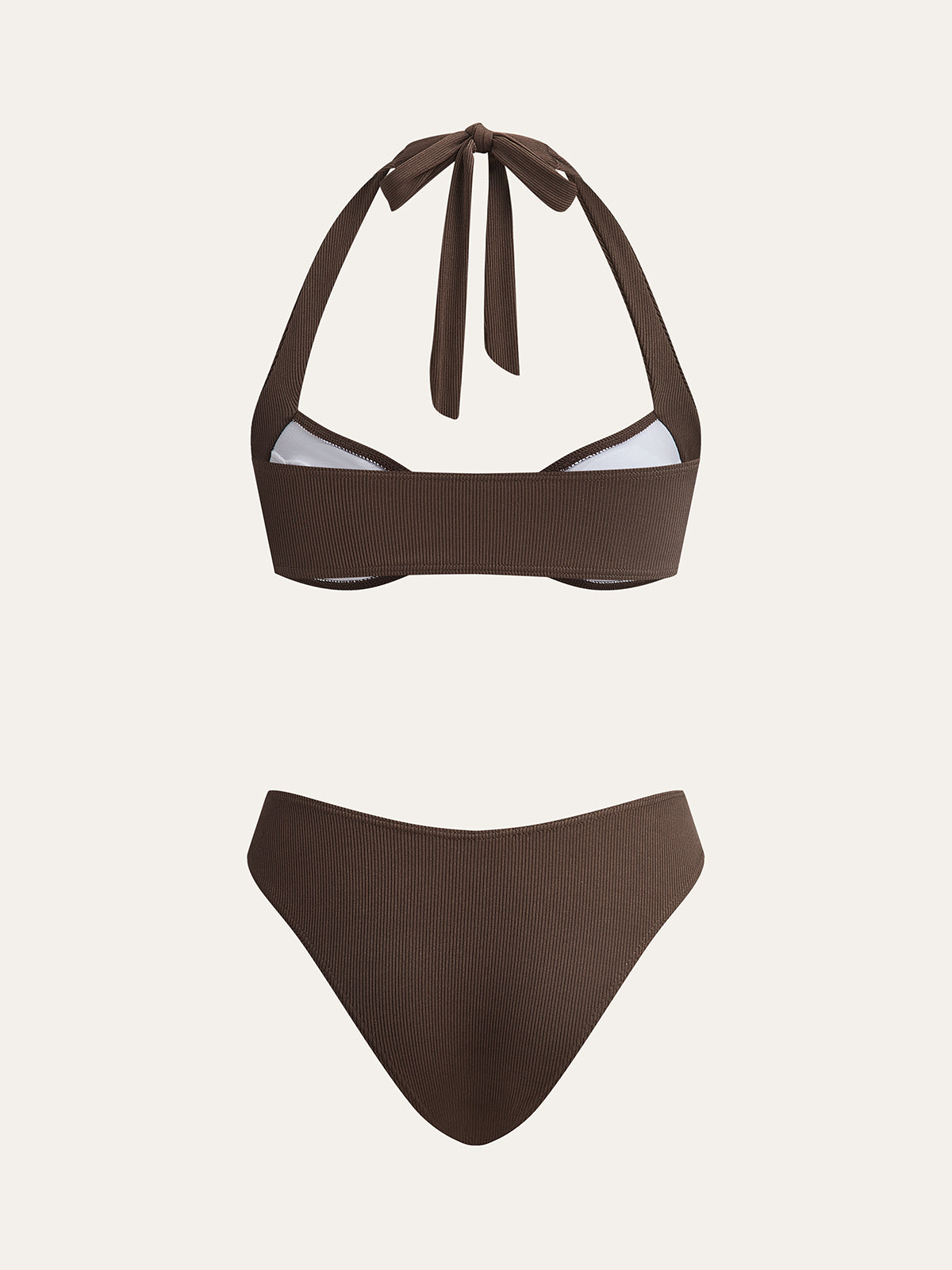 Yüzük Detaylı Halter Bikini Seti