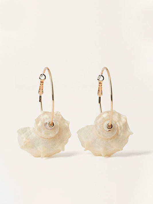 Kabuğa Yüzük Küpeler