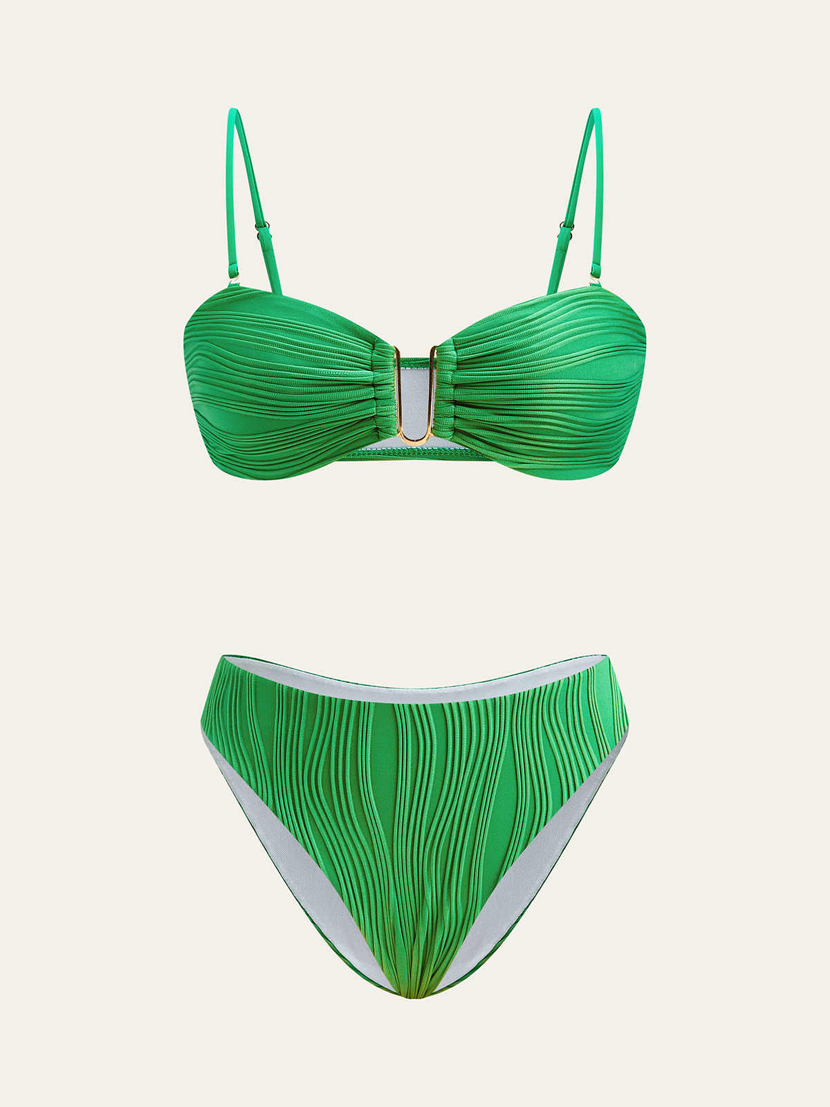 Dokulu Bikini Seti