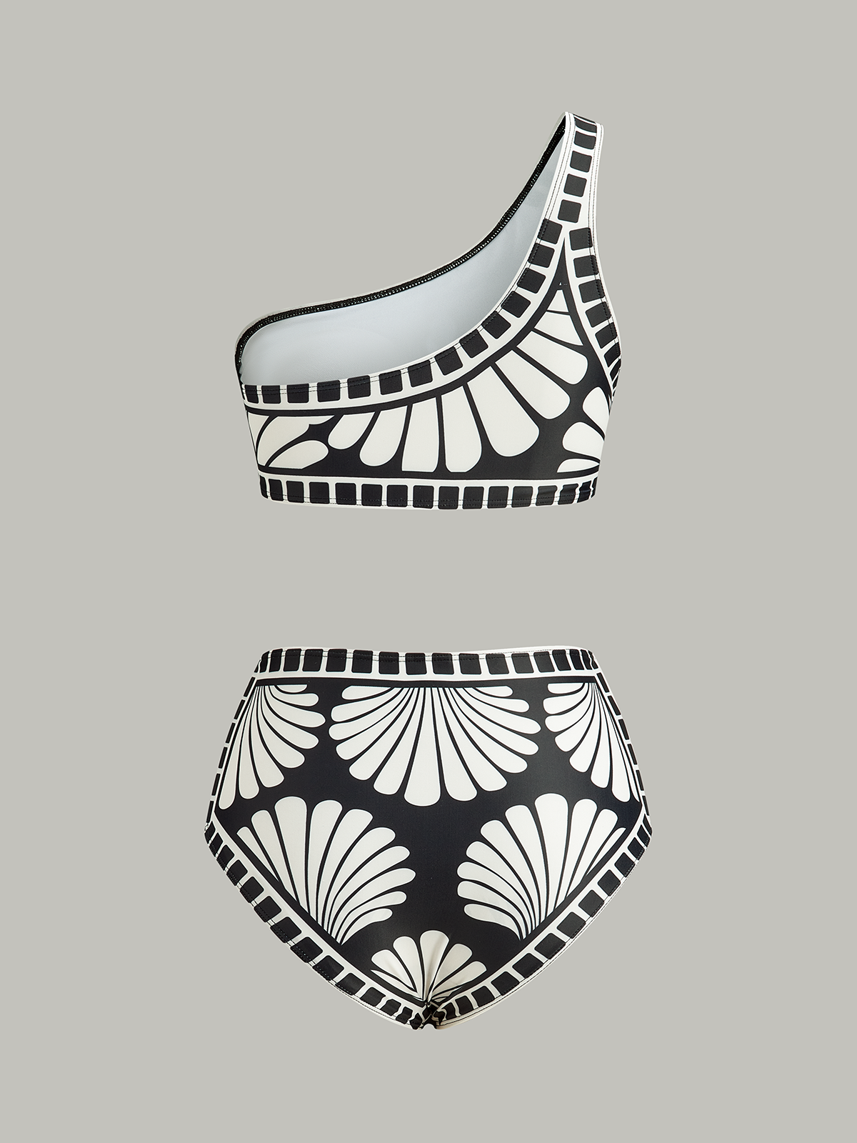 Asimetrik Tek Omuzlu Bikini Seti